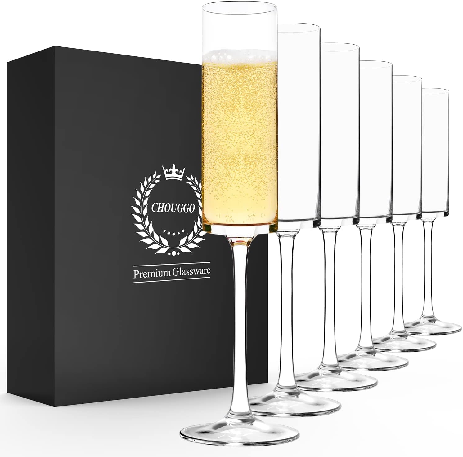 Square Champagne Flutes