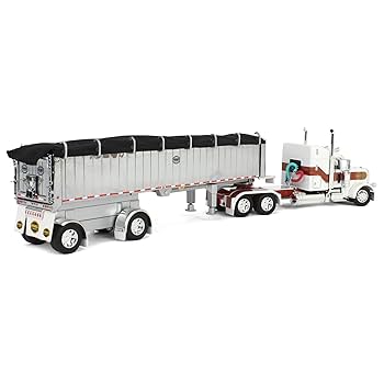 Amazon.com: First Gear DCP 1/64 Peterbilt 389 Mid Roof with