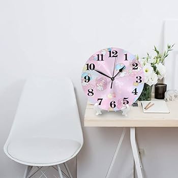 Amazon.co.jp: リトルツインスターズ キキララ 掛け時計