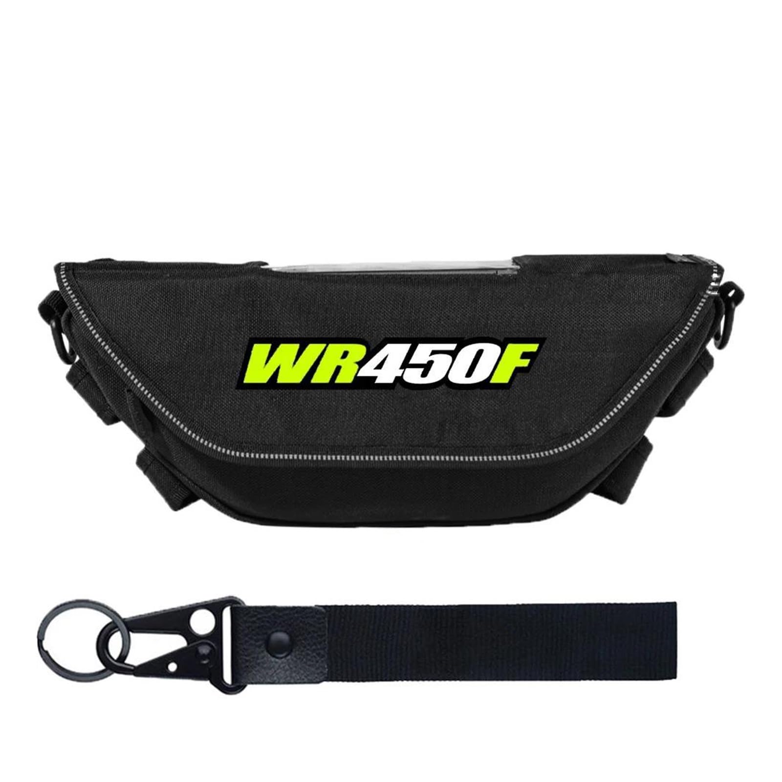 Torba Na Kierownicę Dla YAMAHA WR450F WR 450F WR450 F(Black3-with logo)