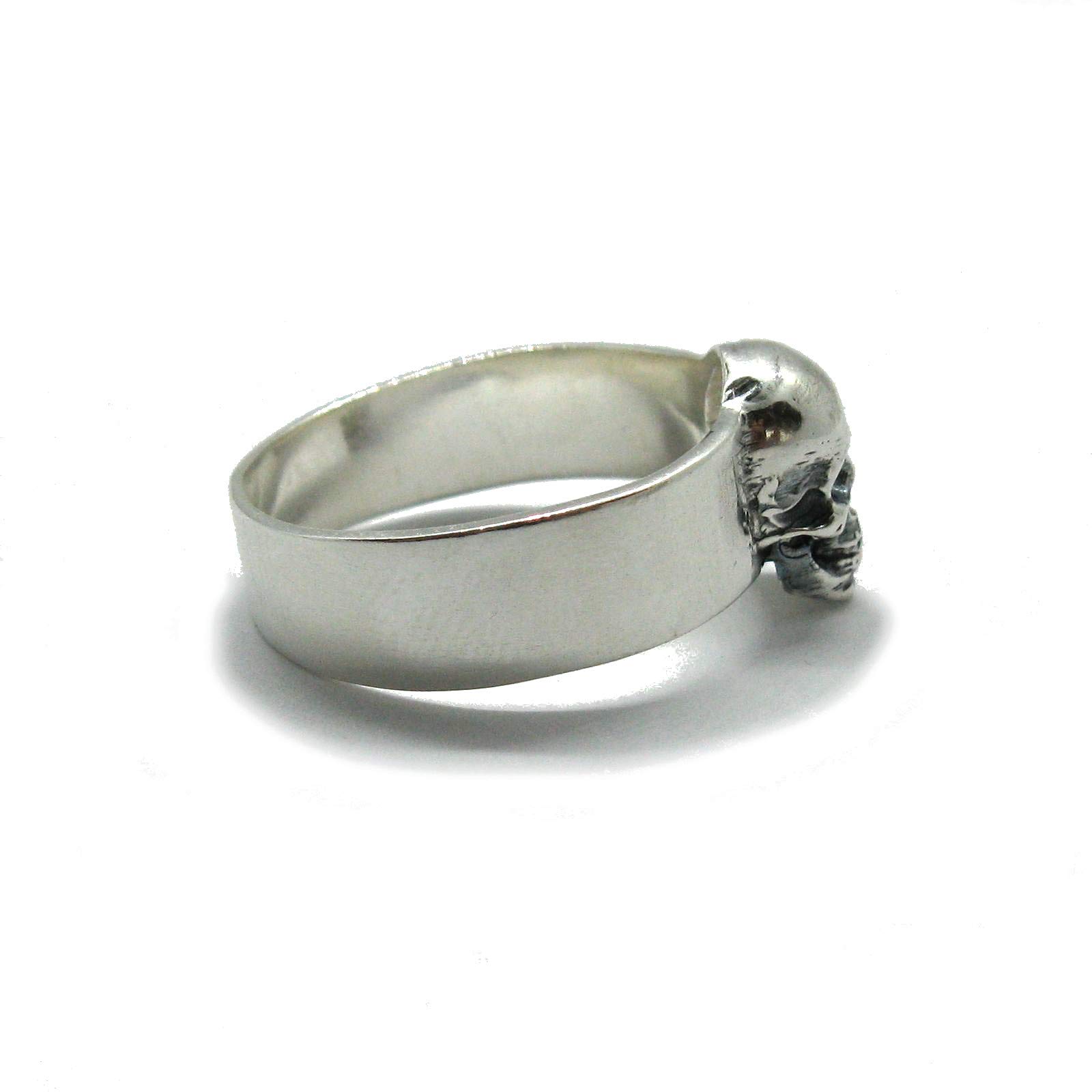Anello da uomo in argento massiccio 925 Cranio R001861
