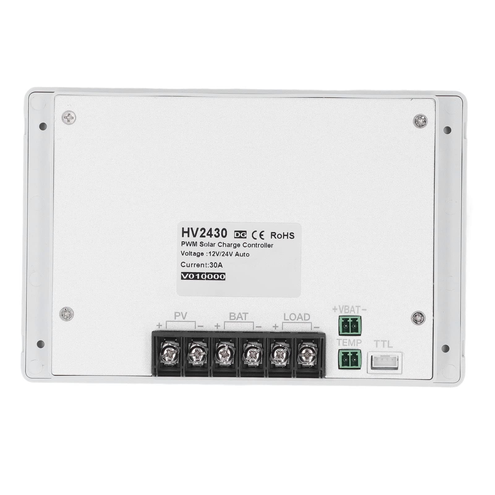 Caricabatterie per pannello solare LCD con regolatore di carica solare PWM per batteria 12V 24V 40A
