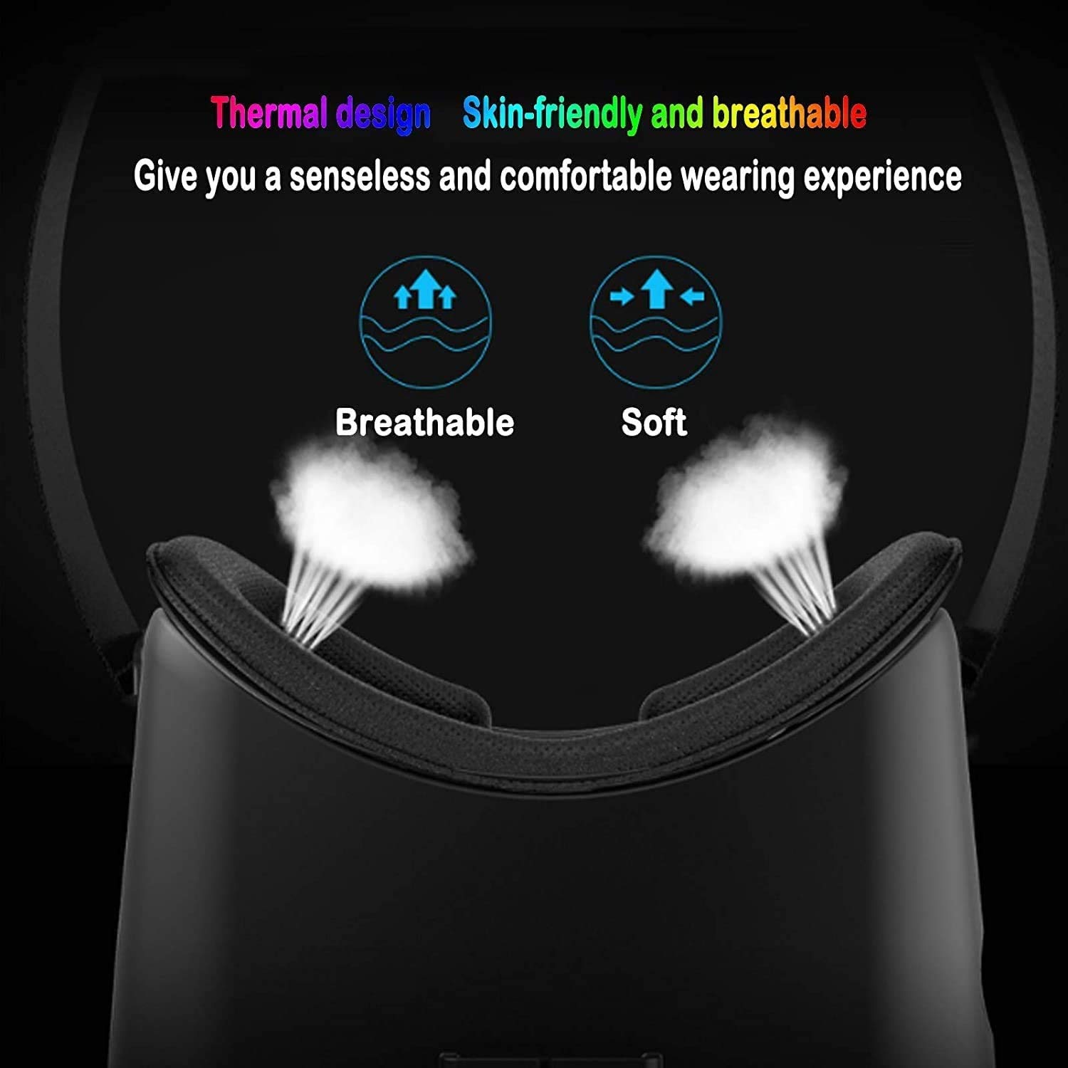 Auriculares VR, Controlador Anti-Azul de la Lente protegida del Ojo de la Lente Bluetooth Gamepad 3D VR Glasses Realidad Virtual para 4.5-6.7in Pantalla