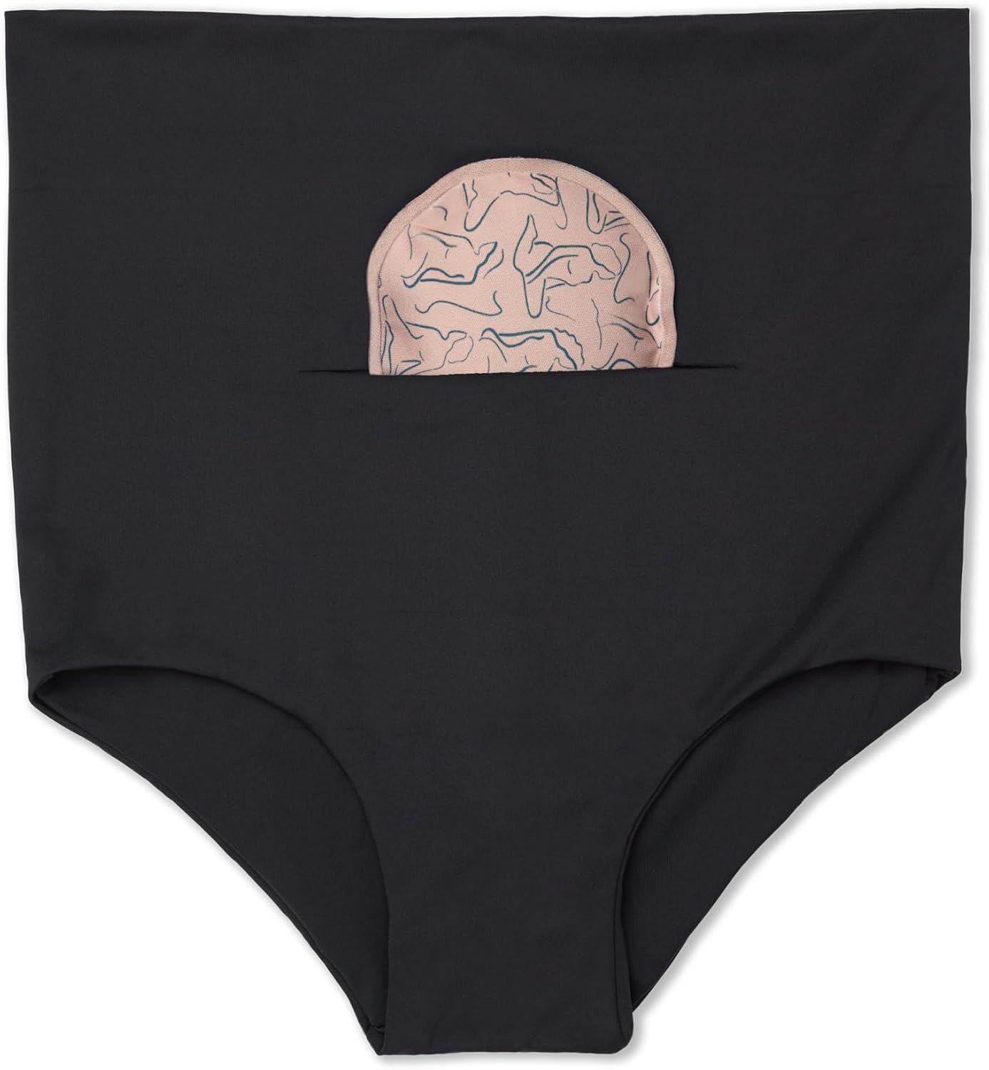 Nyssa FourthWear Postpartum Recovery Underwear – Holds Ice & Heat Pack In Place | Seamless Compression Belly Support