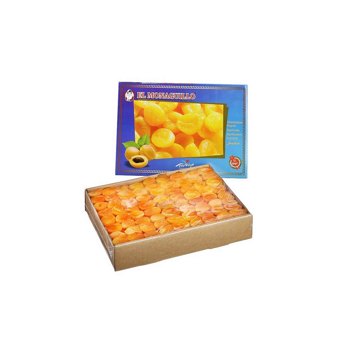 Getrocknete Aprikosen - 5 kg - entsteint - natürliche Premium Qualität - glutenfrei - vegan - Vitaminreich - aus der Türkei, Menge:1 Stück