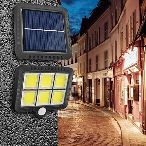 Lampy solarne Lampa słoneczna Czujnik ruchu Zasilana energią słoneczną lampa ogrodowa Wodoodporne oświetlenie zewnętrzne IP65 Dekoracyjna kinkiet Światło z czujnikiem podczerwieni