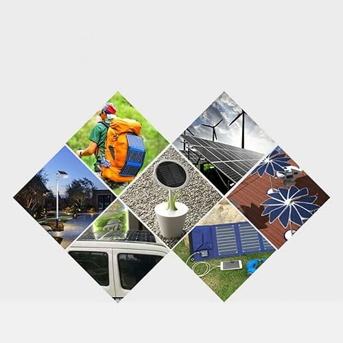 Miniatura 2 de CAJUCA 30W 12V Lightweight Solar Panel Charger Portable Solar Panel Kit Flexible Solar System for Outdoor Power Supply Camping Travel