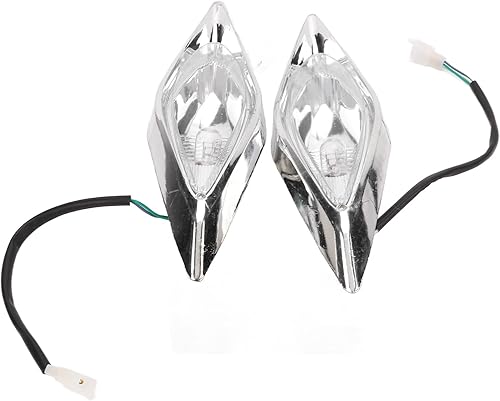 Miniatura 6 de POCREATION ATV Front Headlights Set, Left and Right LED Head Lamps, 3-Wire, 12V, for 125cc 4-Wheeler Quad