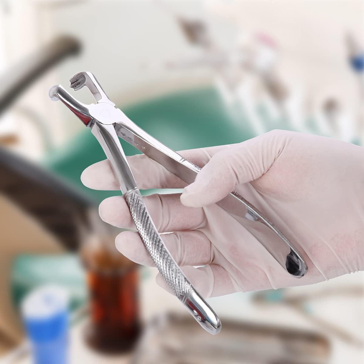 Pinze per Estrazione Denti in Acciaio Inossidabile, 10 Pezzi/Set Pinze per Estrazione Denti Pinze dentali per Dentista con Kit di Strumenti Strumento per Estrazione chirurgica Dentale