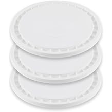Reusable Easy Peel 3.5, 5, 6, and 7 Gallon Bucket Lid | Food Grade | White 3