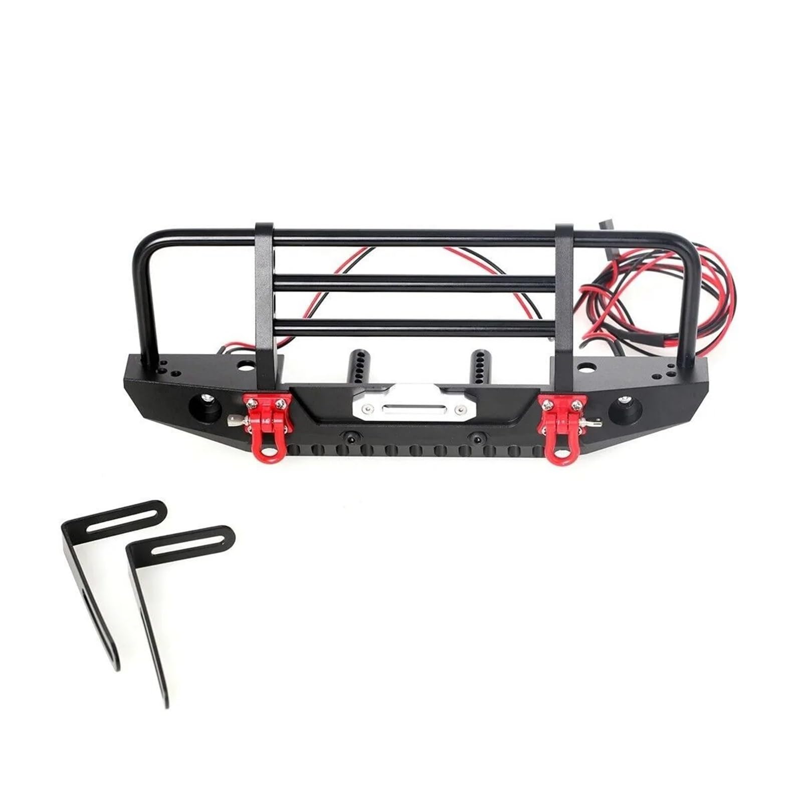 Per Traxxas Per TRX4 Per TRX6 Per Axial Per SCX10 II III Gen8 Gen9 1/10 Paraurti Anteriore Alluminio RC Crawler Aggiornamenti Parti Componenti RC Ricambi Modellismo