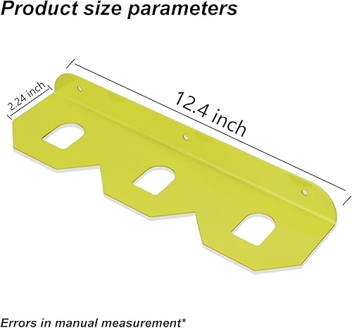Miniatura 2 de Soporte de batería para batería Ryobi de 18 V soporte de pared de batería duradero para batería Ryobi de 18 V soporte de montaje en pared para
