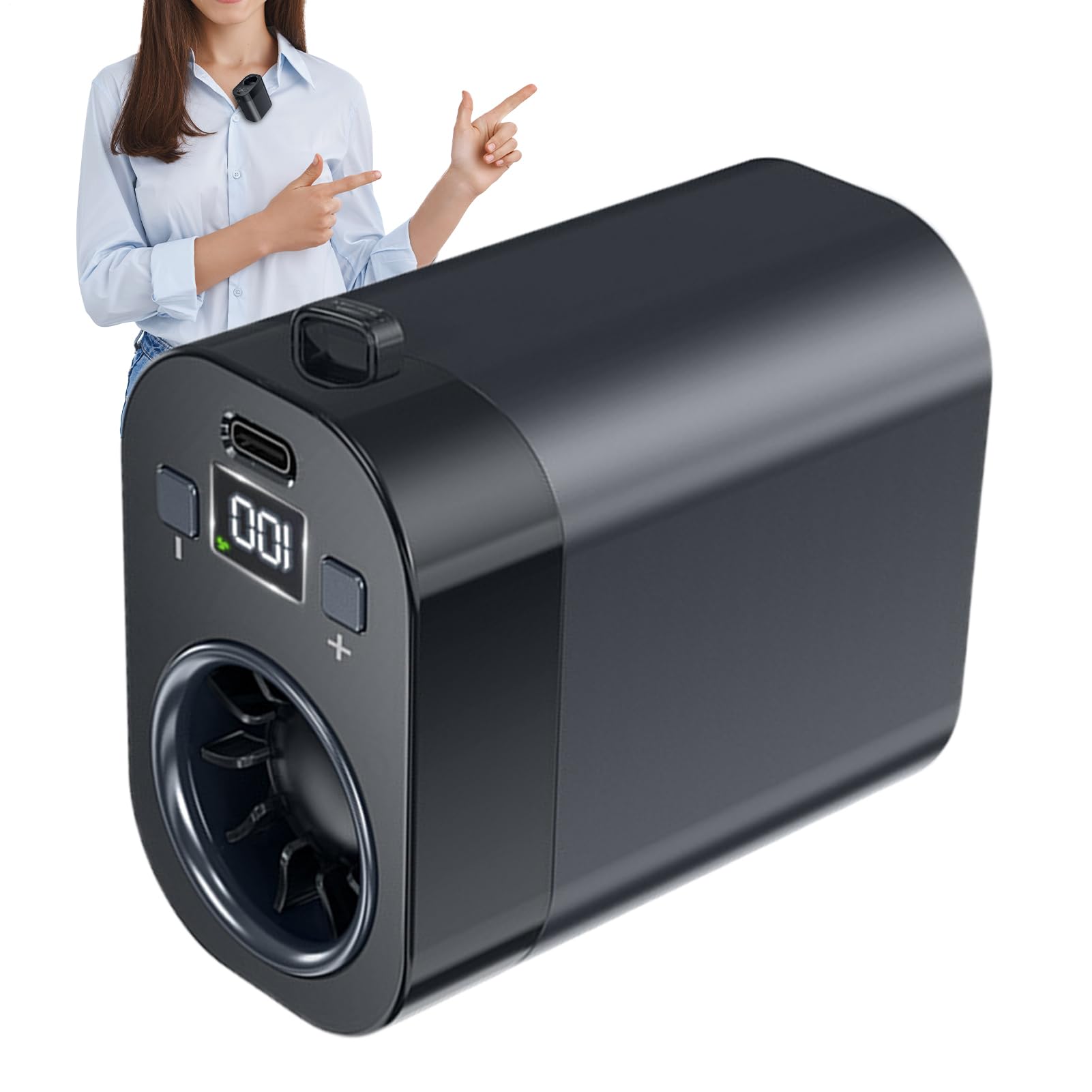 Ventilador de clip para cintura, el regalo portátil perfecto para amigos