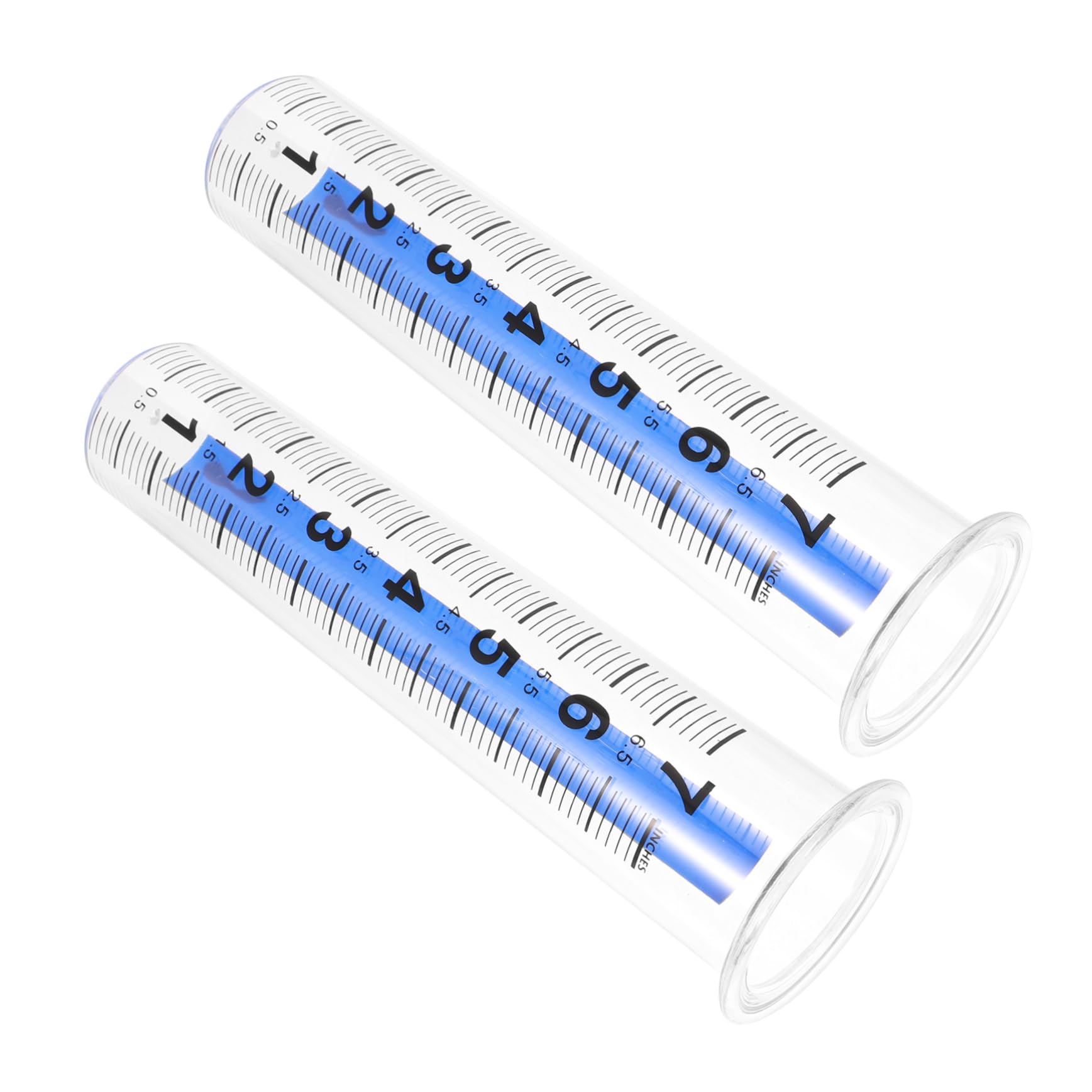 POPETPOP 3 Set Pluviometro Da Giardino Misura Erogatori Pluviometri Catena Della Pioggia Tubo Da Giardino Espandibile Timer Per L'acqua Plastica Riutilizzabile 2 Pezzi * 3