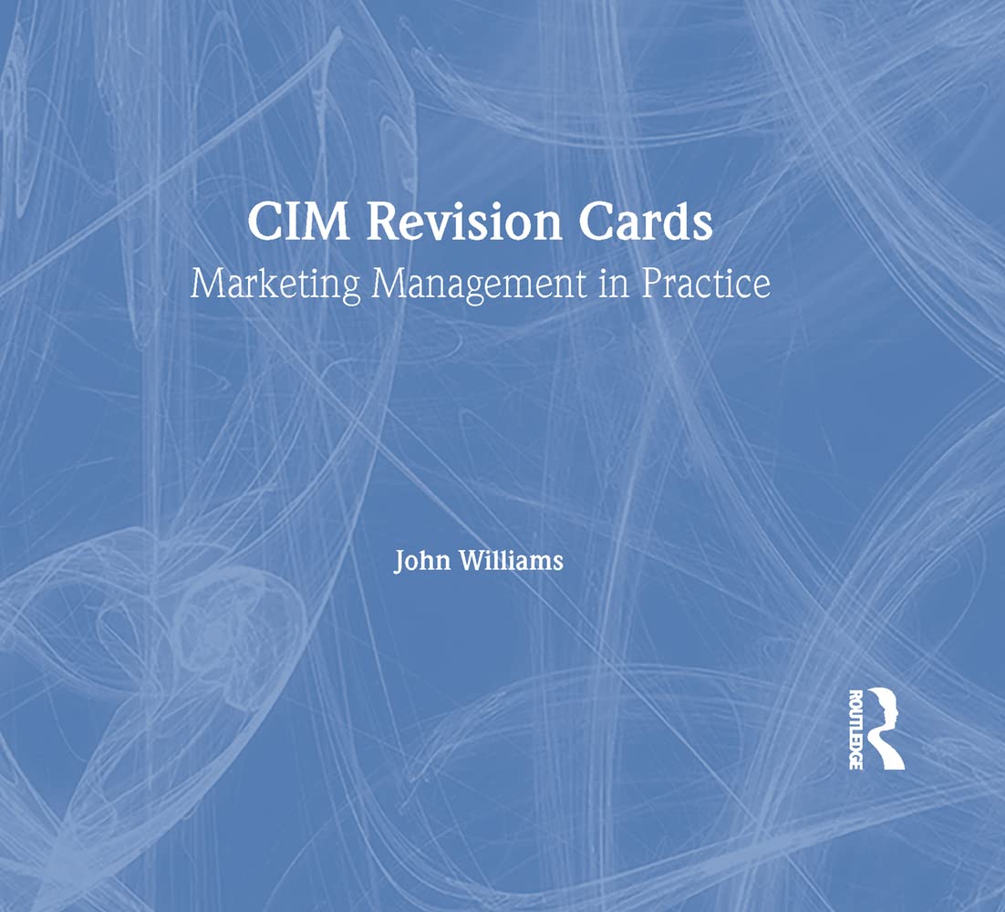Buy CIM Revision Cards: Marketing Management in Practice — BookShops.in