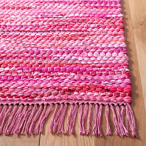 Tapete SAFAVIEH Montauk 152x244 cm rosa algodón tejido miniatura 4