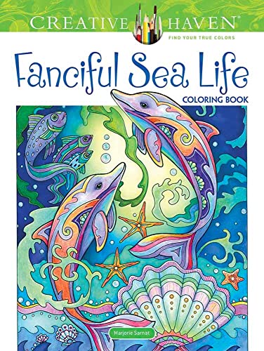 Creative Haven Fanciful Sea Life Coloring Book: Relaxing Illustrations For Adult Colorists (Adult Coloring Books: Sea Life) #TOP24