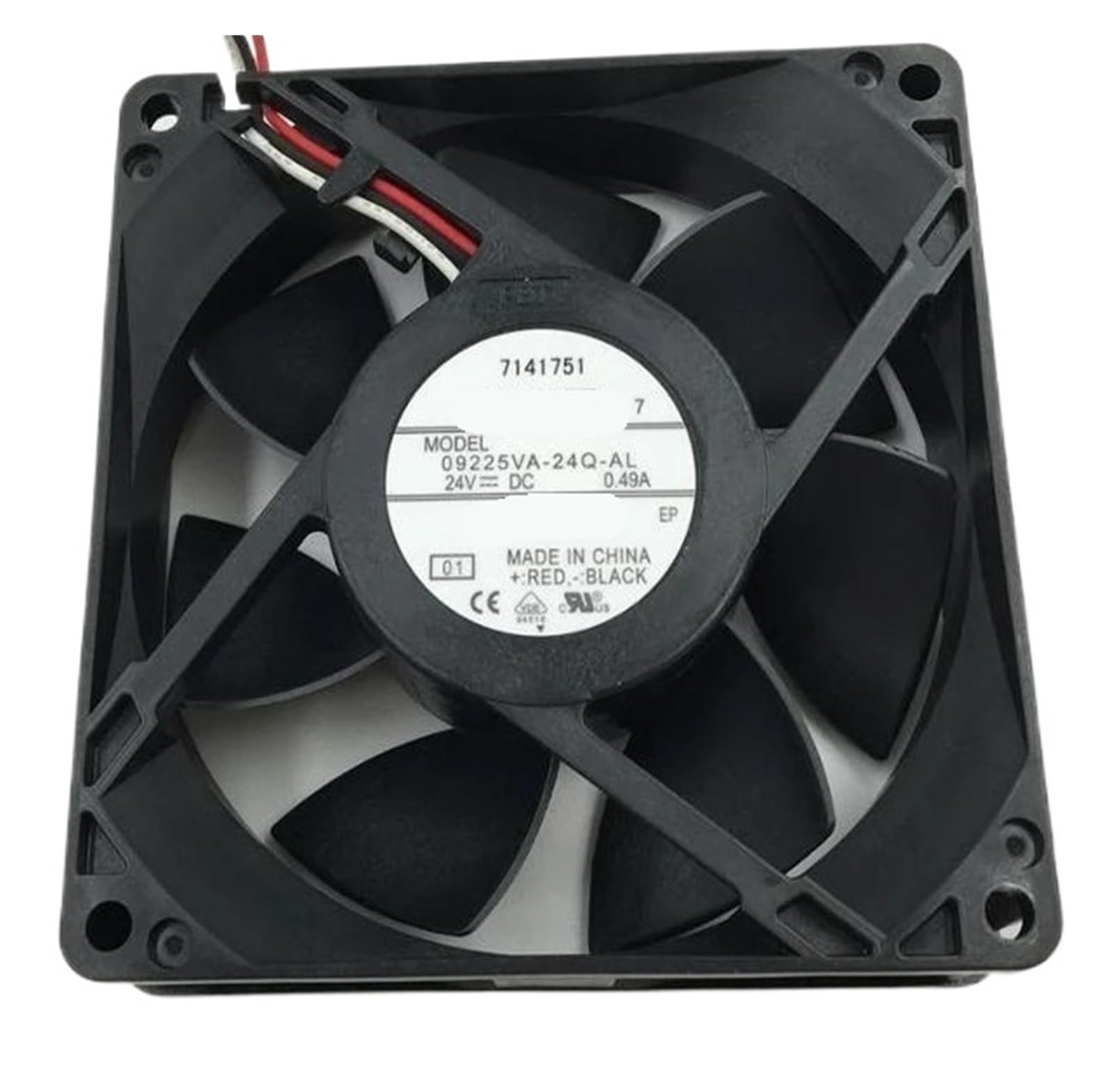 YMUGUEGH 09225VA-24Q-AL 9225 24V 0.49A three wire cooling fan