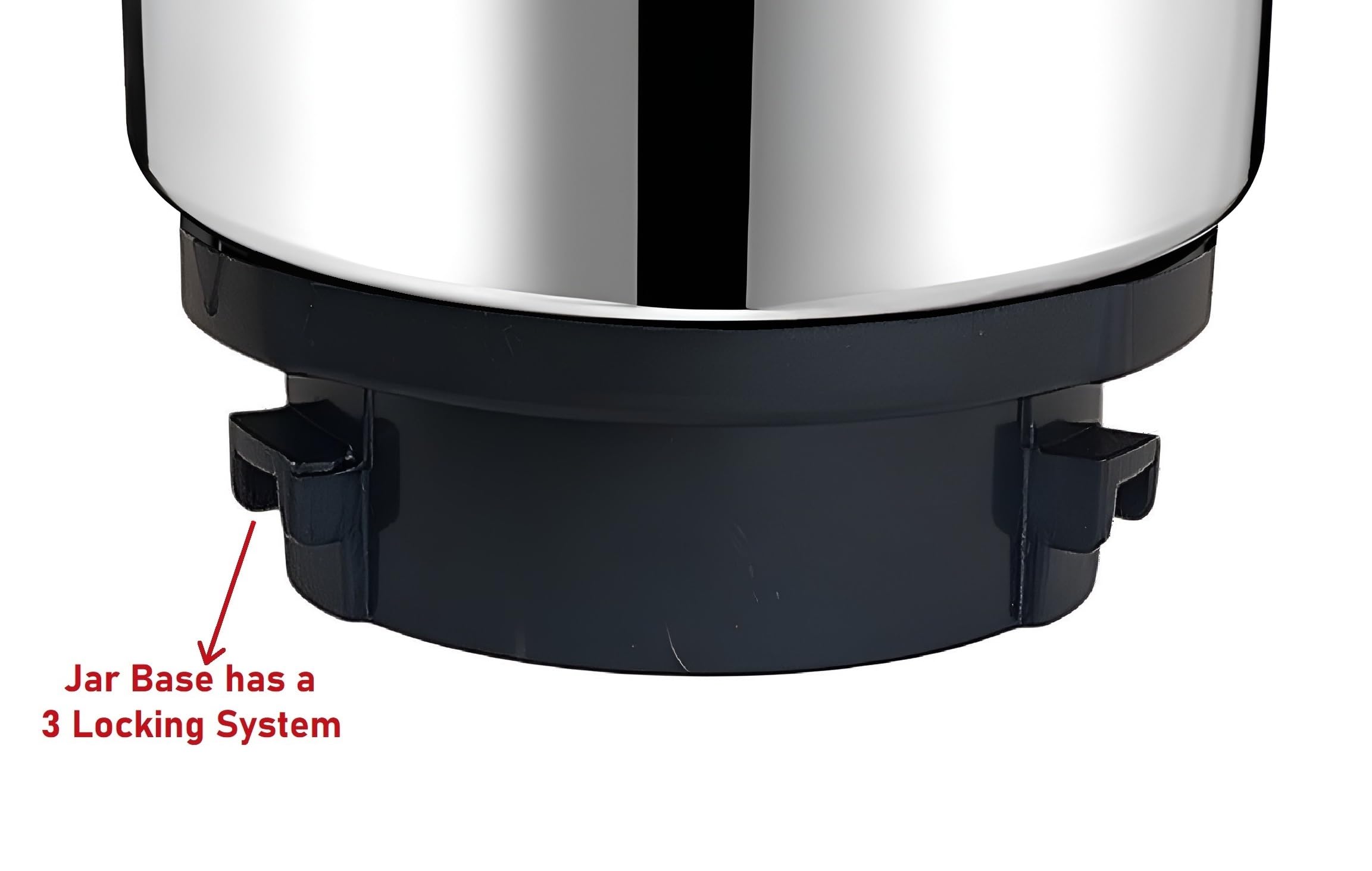 AJS spares- Chutney Jar with 3(Tri) Lock Base for PHILIPS Mixer Grinder Models "HL7510, HL7756/00, HL7707/00, HL7701/00, HL7555, HL7699/00, HL7511, HL7750" | Replacement Parts & Accessories — Amazon image 3
