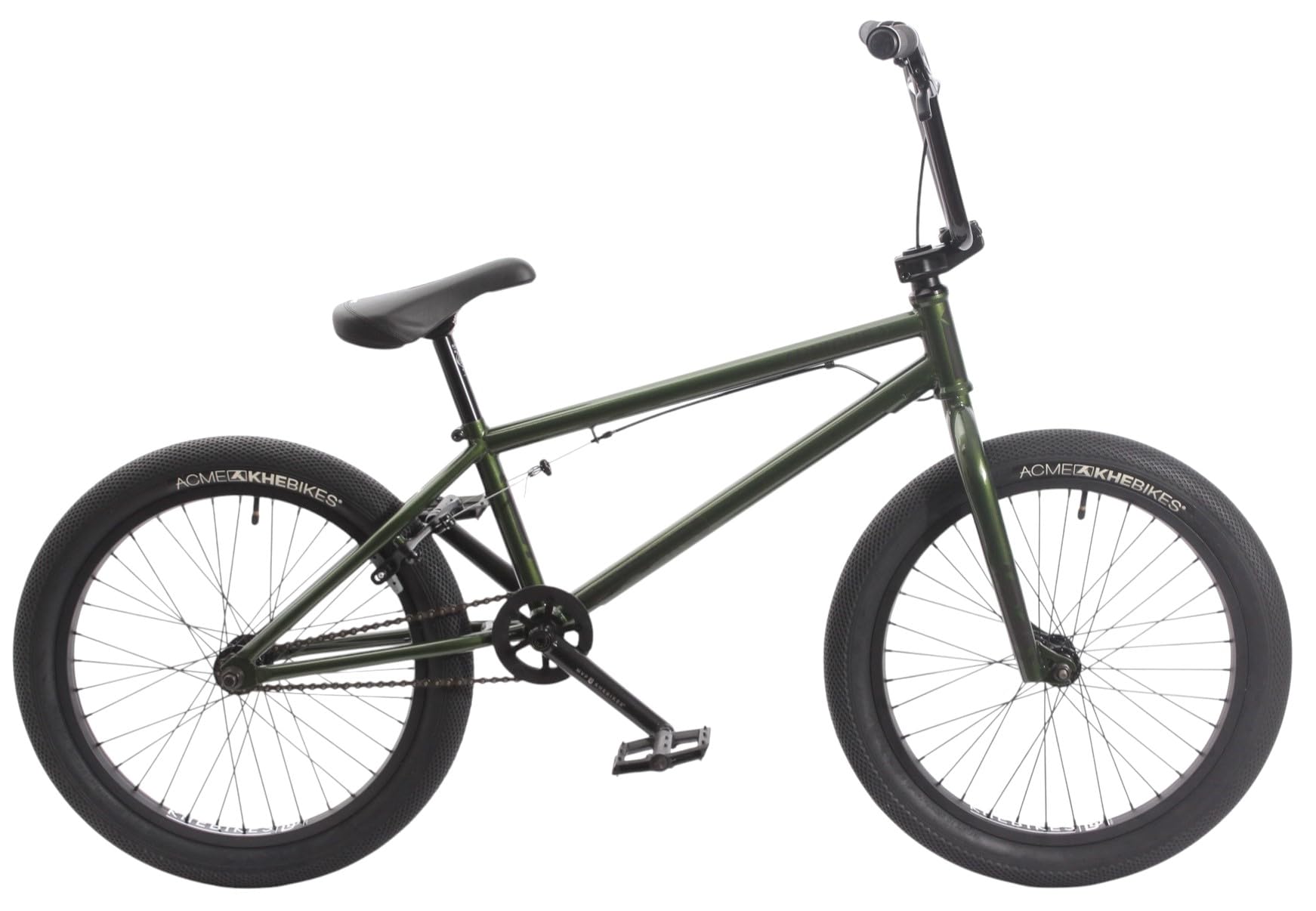 KHE Unique PRO 20 pollici BMX 10,2 kg - 100% CrMo Telaio Butted - 48 Spline Cava - MID BB - Cerchi a doppia camera - Grindguard - Street BMX Pro