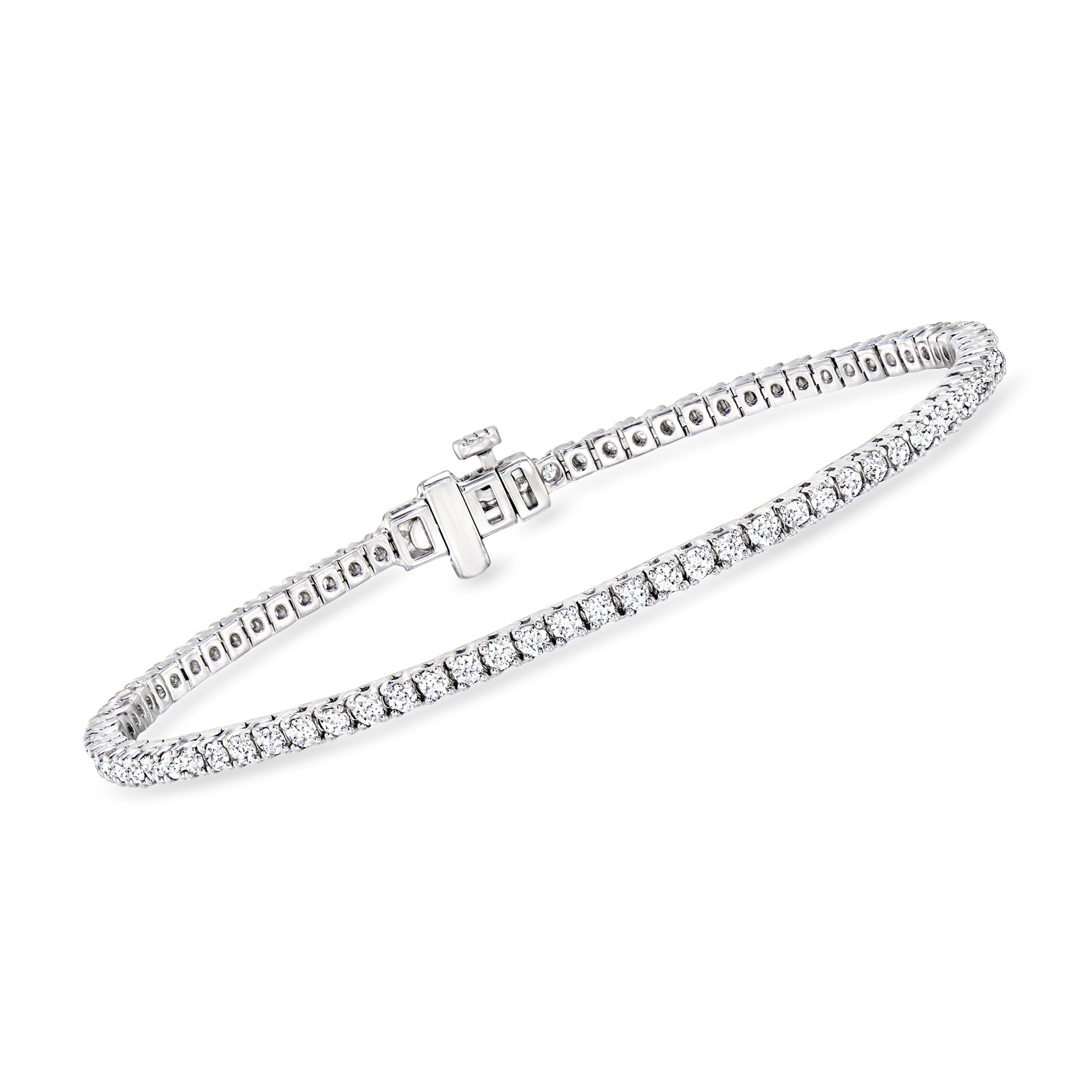 2.00 ct. t.w. Lab-Grown Diamond Tennis Bracelet in Sterling Silver