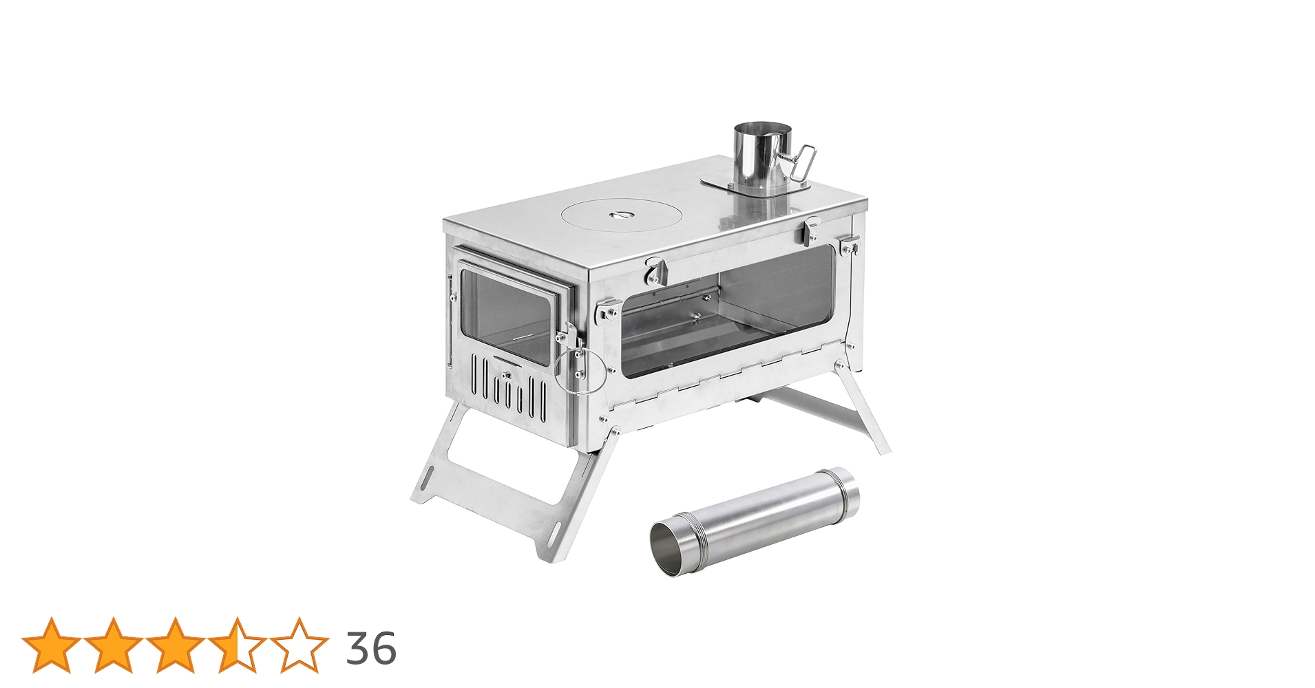 Amazon.co.jp: LYIYI 薪ストーブ 二次燃焼 暖炉煙突付きテント調理 304