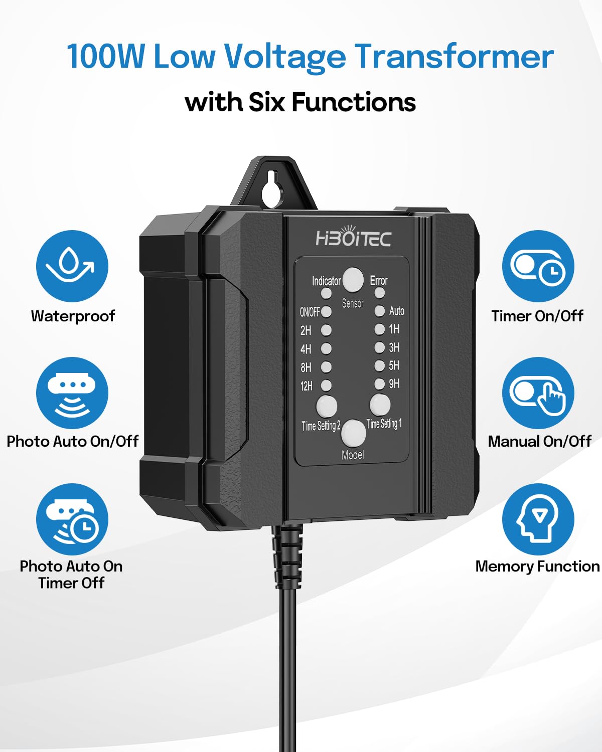 All-In-One Outdoor Garden Lights + 100W Transformer Photocell +Connectors - Image 4