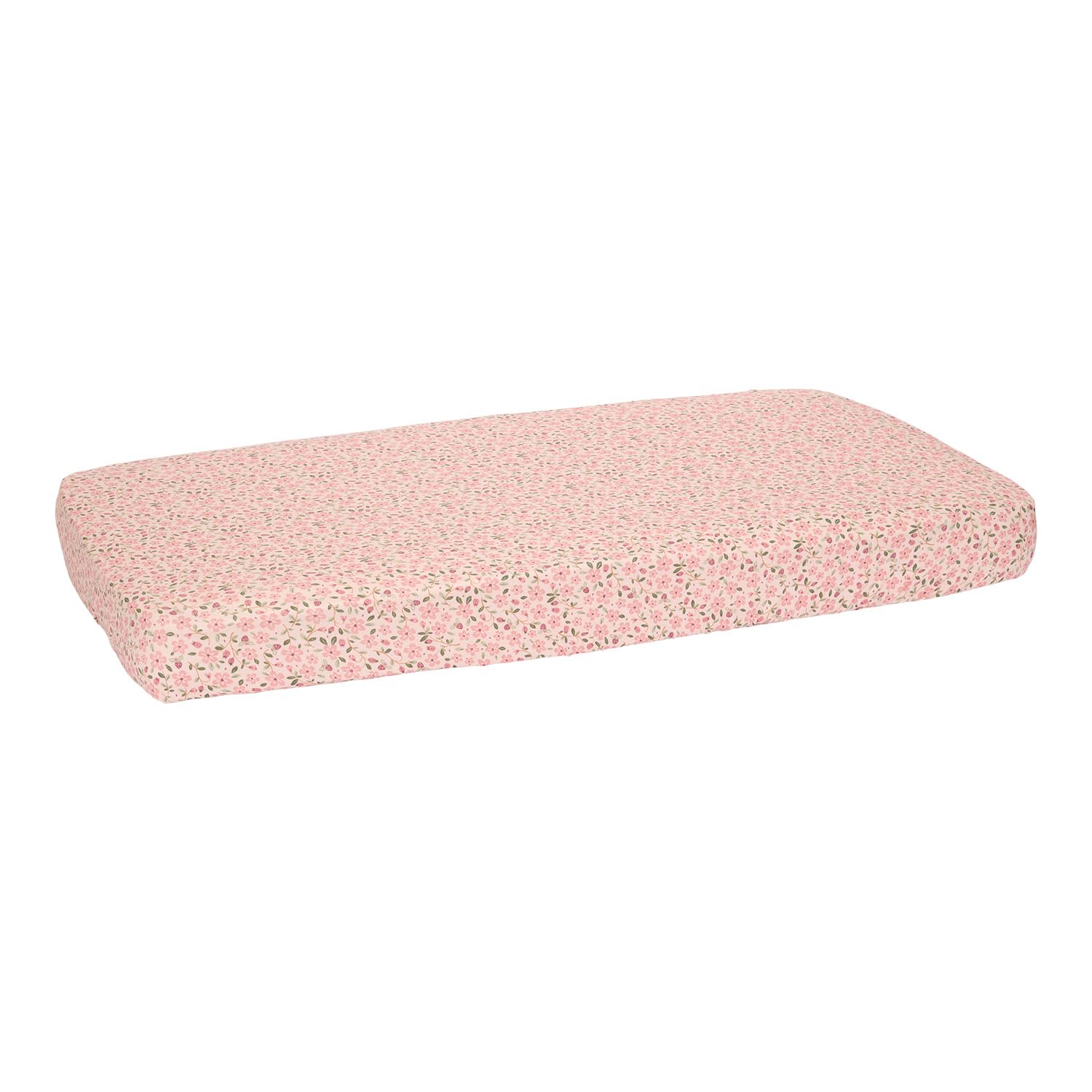 Little Dutch Spannbettlaken Spannbetttuch für Kinderbett (70x140 cm) Fairy Floral - Fairy Garden