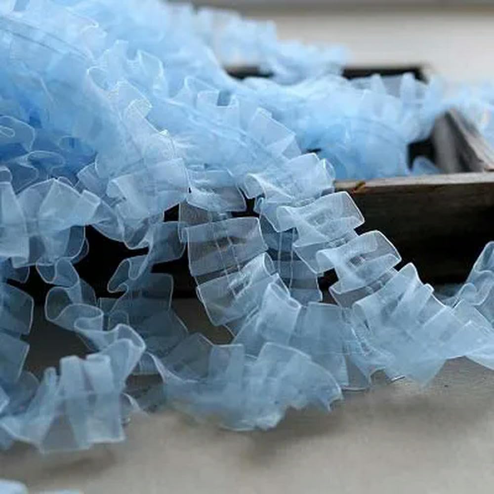 Dentelle à coudre en ruban volants polyester