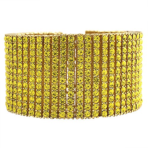 Lemonade 12 Row Iced Out Bling Bling Bracelet - Main Image