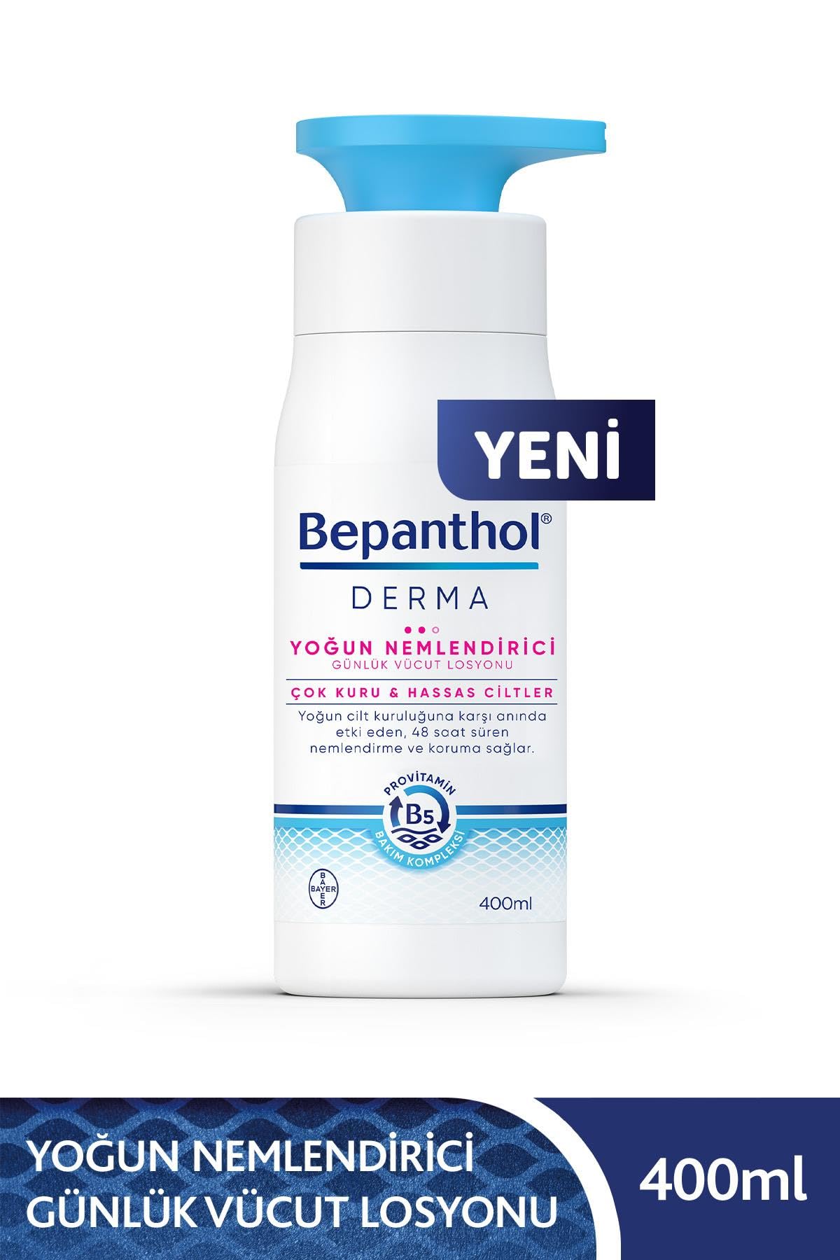 Bepanthol Derma Yoğun Nemlendirici Günlük Vücut Losyonu (400 ml)
