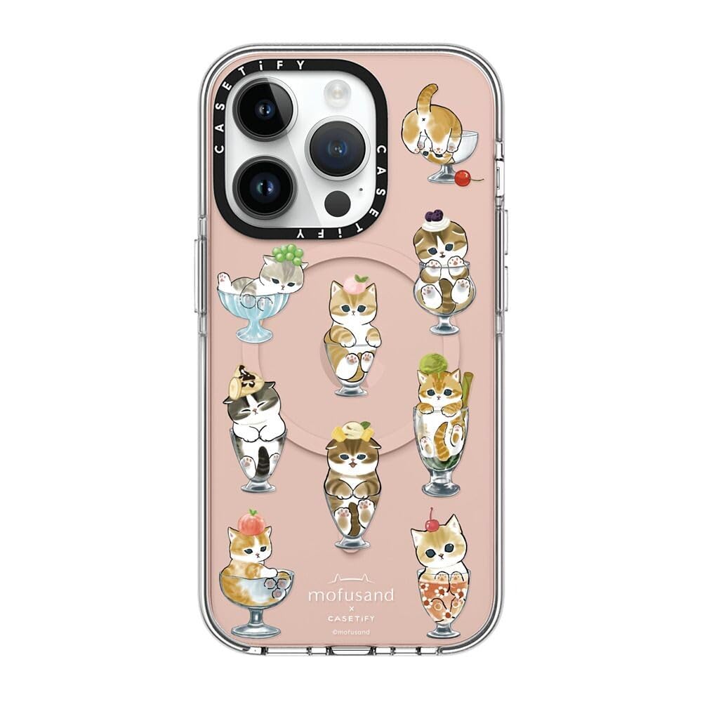 Casetify iphone ケース　キャットデザイン マグセーフ対応ケース Amazon.co.jp: CASETiFY MagSafe対応 iPhone 14 Pro ケース [黄ばみ