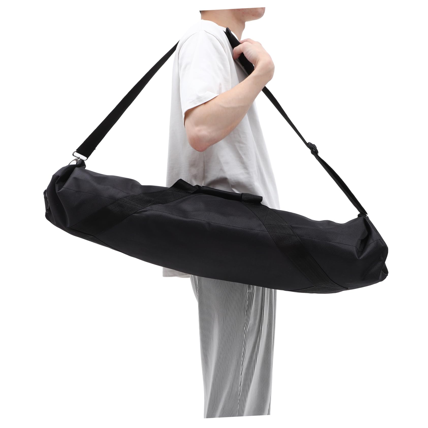 Borsa per Treppiede Portatile Nera con Tracolla e Cerniera | Oxford, Nylon e Spugna, Struttura Resistente All'usura, Capienza Adeguata per Accessori Fotografia