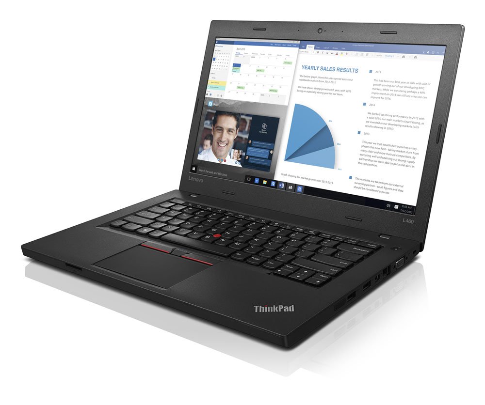 Lenovo Business Laptop Notebook ThinkPad L460 i5-6200u 8GB 256GB SSD 1920x1080 Windows 11 (Ricondizionato)