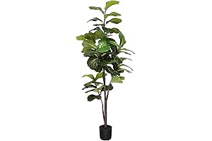 Artificial Fiddle Leaf Fig Tree 6FT Faux Ficus Tree