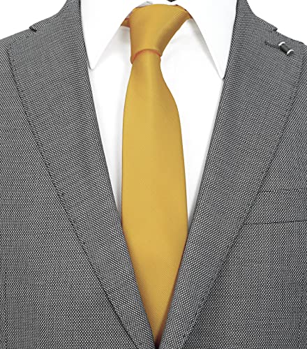 Image of Skinny Solid Ties for Men, 2.5 inch Slim Plain Neckties 4-Pack
