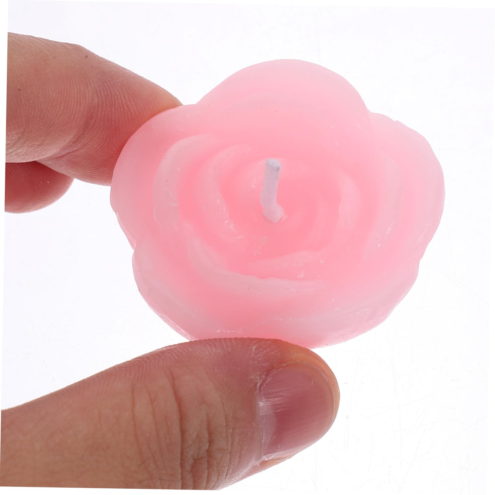 12pezzi Candele Galleggianti Rosa Forma Di Fiore Per Decorazioni Di Matrimonio e Feste Candele Decorative Per Atmosfera Romantica e Festiva Per Casa e Compleanni