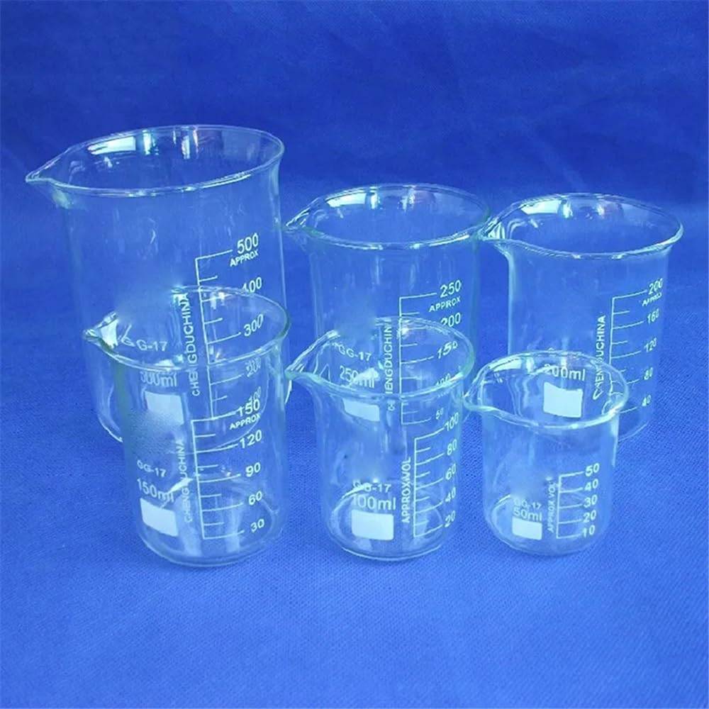 Laborglaswaren Becherglas mit niedriger Form, transparentes Laborglas, 1000/2000/3000 ml(3000ml)