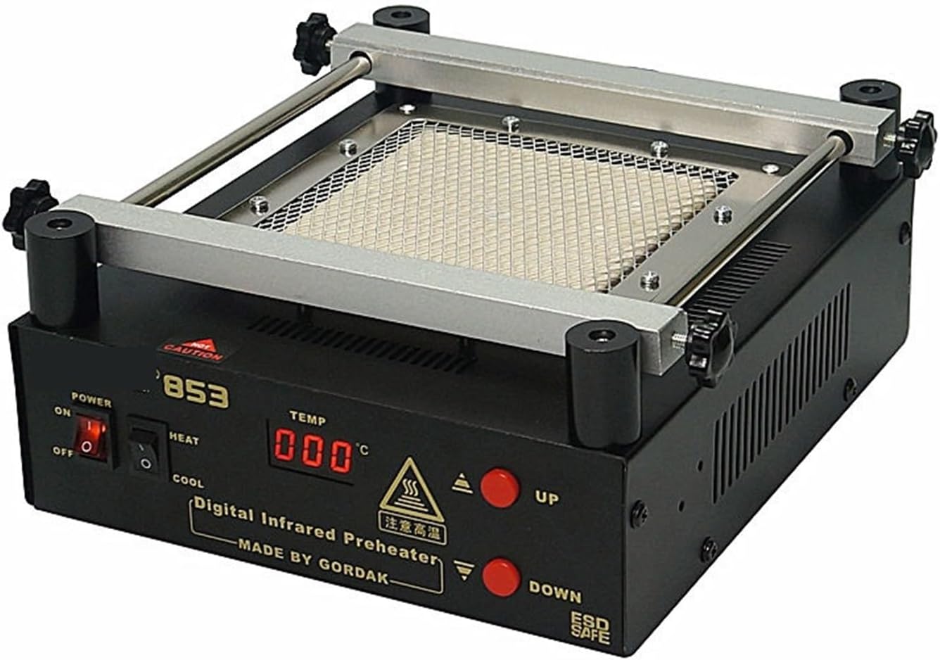 Soldering Station, 853 Bottom Heating Preheating Station PCB Preheater Soldering Station BGA Rework Station Phone Repair Tools 853A