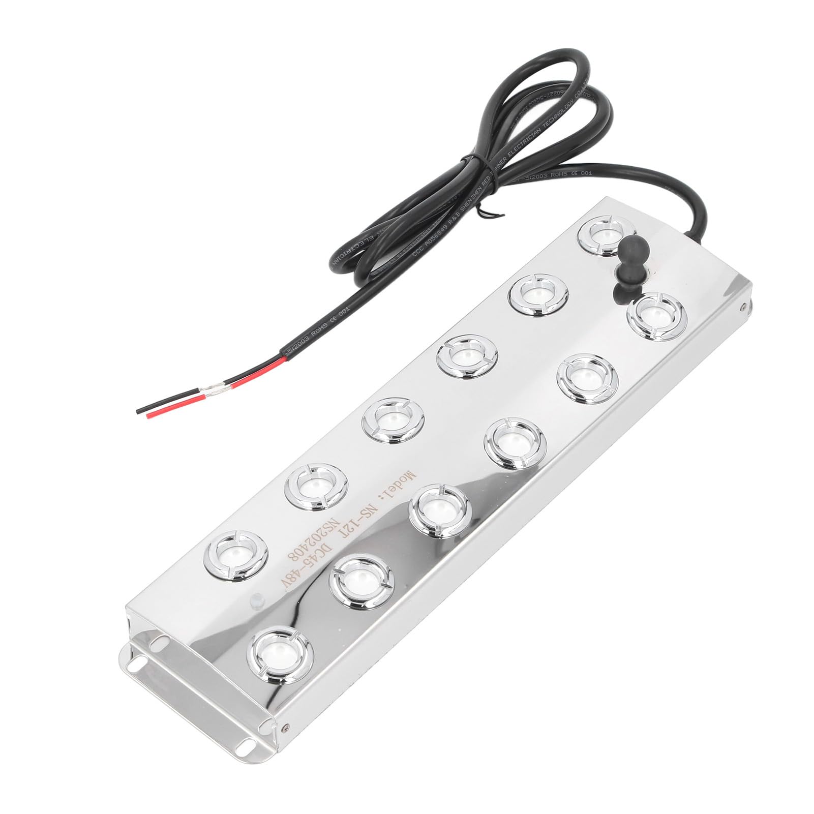 Alomejor Silenzioso Generatore di Nebbia Ad Ultrasuoni 12 Teste per Giardini Estetici, Nebulizzatore Paesaggistico Impermeabile IP67 DC45-48V