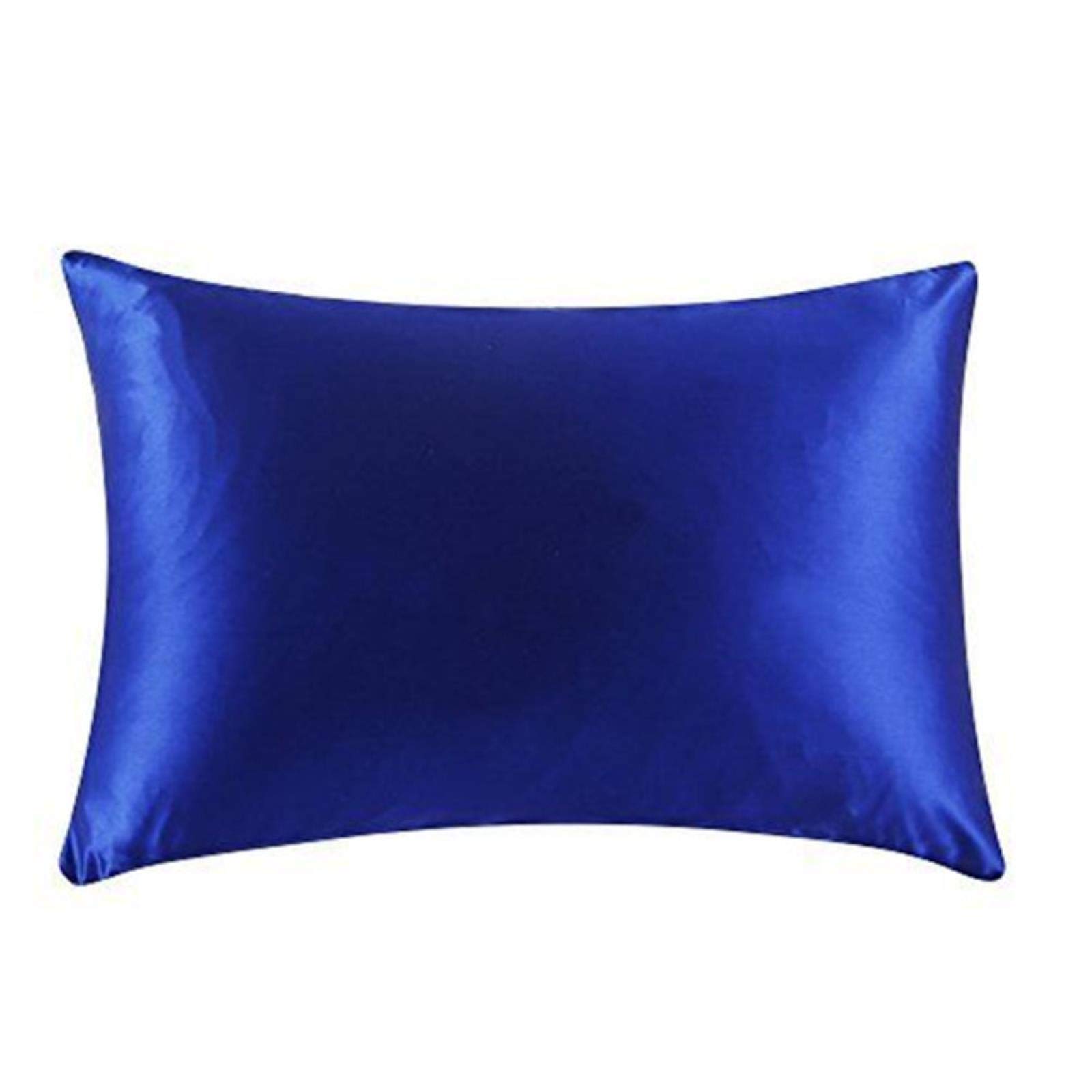 2 PCS Funda de Almohada de Seda de Mulberry con Cremallera Oculta Funda para Almohada para una Reina Reina estándar