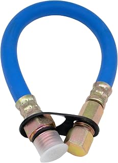 51044-0902 Flex Drain Oil discharge Hose Compatible With Kawasaki FR730V FR691 FR691V FR651V FR600V FH721V FS541 FJ180V FS730V for Toro MX5060 FX730V, and for Kubota Z412 Z122R (Blue)