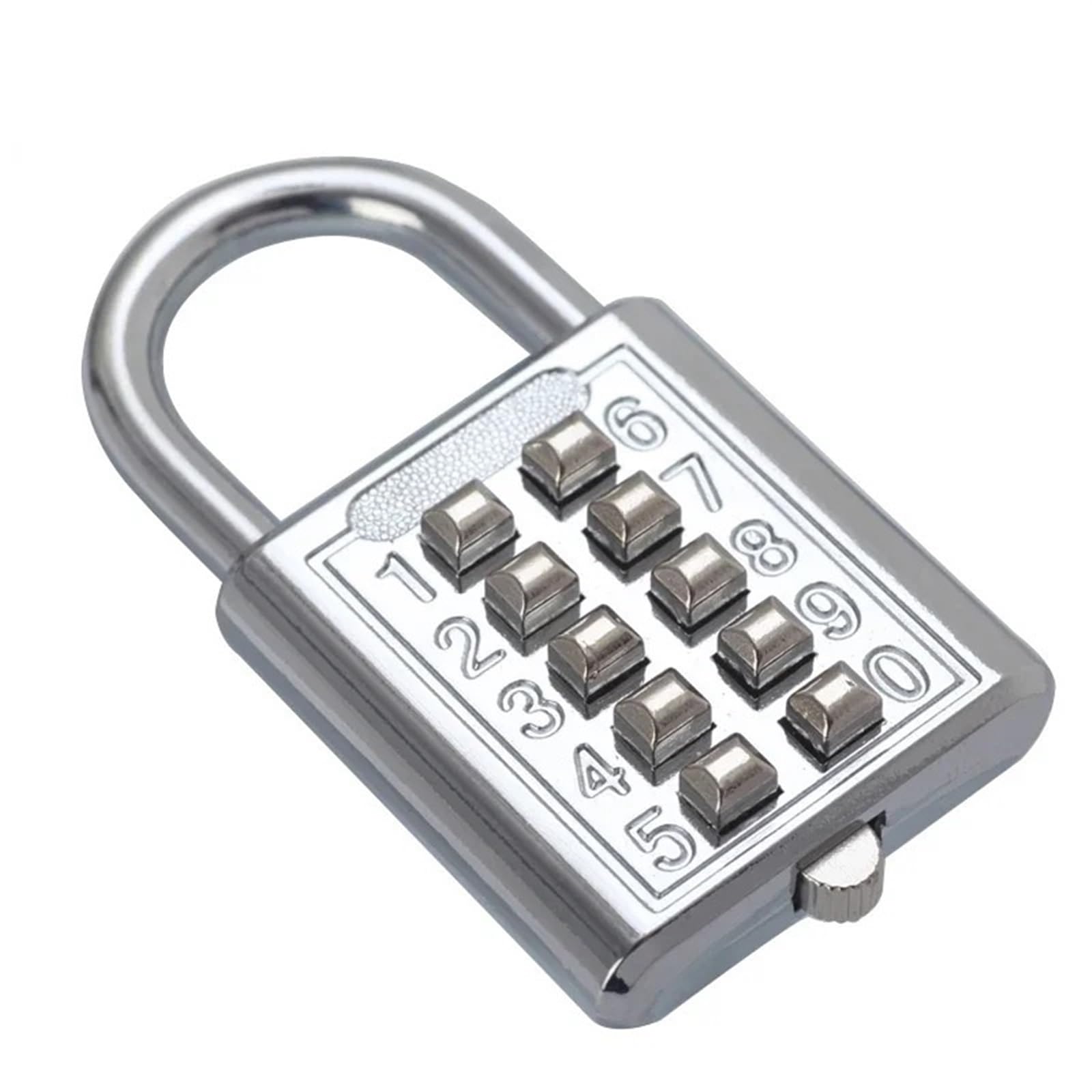 Cadenas à combinaison de boutons pour verrouiller porte d'armoire et meuble