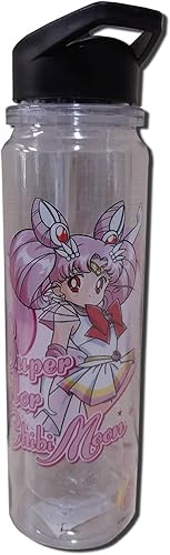 Great Eastern Entertainment Sailor Moon Super S - Botella de agua de doble pared Super Sailor Chibi Moon