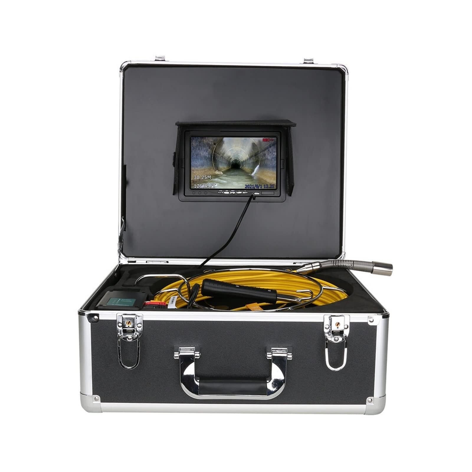 YNIYUJKL Camera, Endoscopic Camera, 7 Inch Monitor Sewer Dvr 23Mm Meter Counter Locator Pipe Inspection Video Ip68 Hd,For Wall Automotive Engine,1-50m