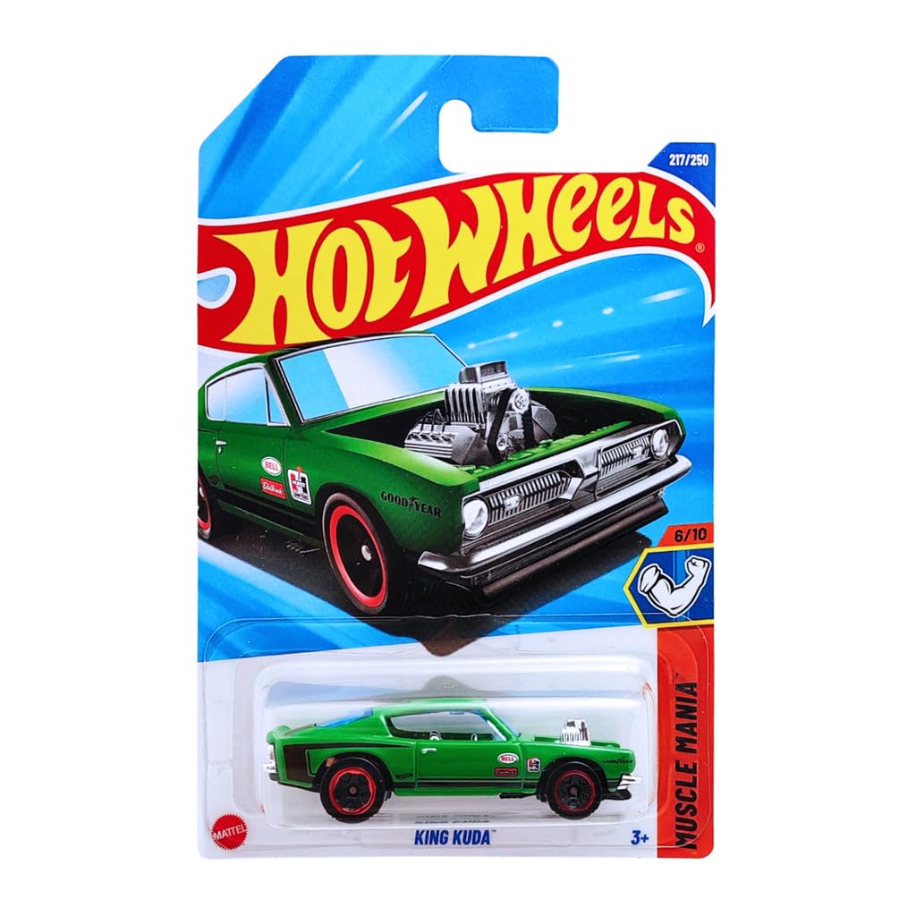 Hot Wheels - King Kuda - Muscle Mania 6/10 - JBB33 - Short Card
