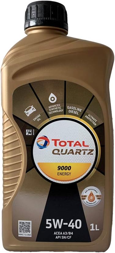 Total Quartz 9000 5w 40 Aceite Para Motor 1 L Amazon Es Coche Y Moto