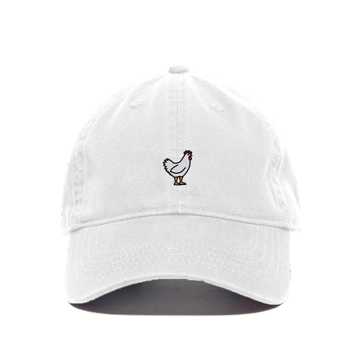 Tech Design Chicken Embroidered Baseball Cap Cotton Adjustable Dad Hat