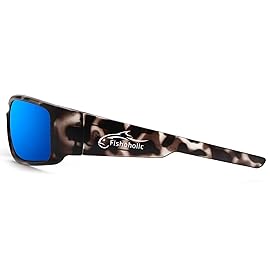 Fishoholic Polarized Fishing Sunglasses UV400 (14 Options) Fishing Gift with Hard Case & Pouch