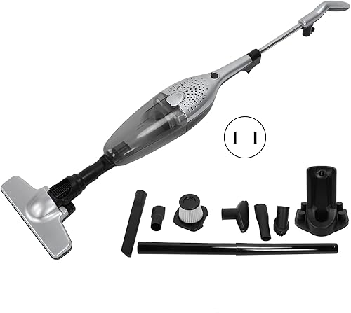 Miniatura 8 de ZJchao Aspiradora inalámbrica, motor de cepillo de succión de 10 KPa con taza de polvo de 0.8L para eliminación de pelo de mascotas, alfombra de